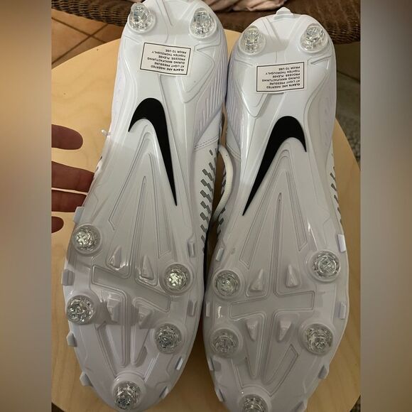 Nike Alpha Menace Pro 2 D White Football Detachable Cleats Mens 14 New main image 5